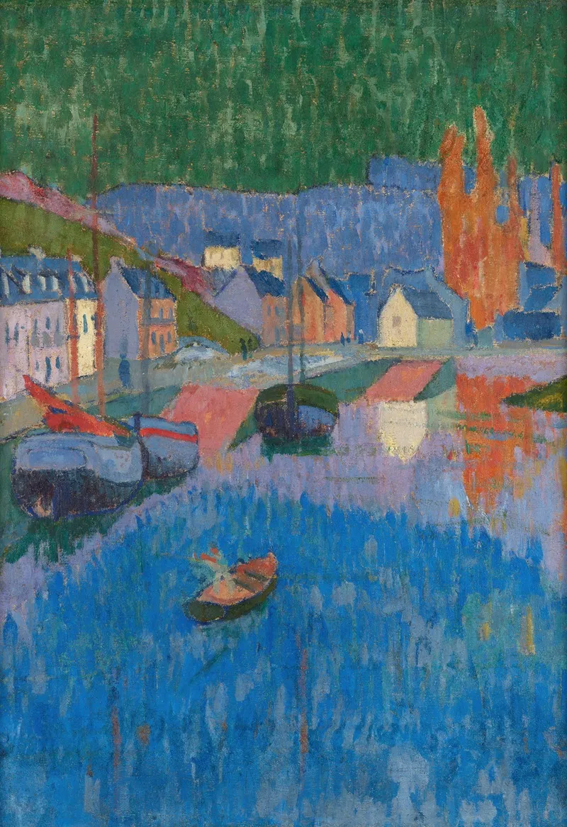 Seaport 2 by Armand Seguin - Canvas Print