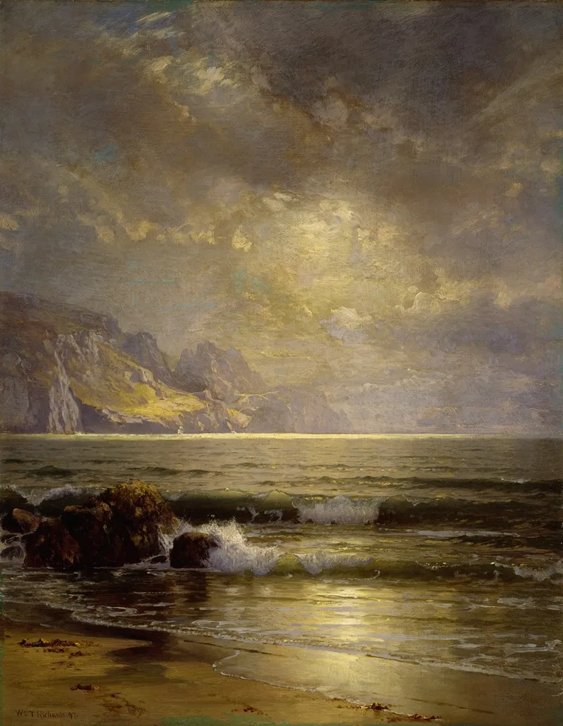 Seascape 49 by William Trost Richards - Canvas Print