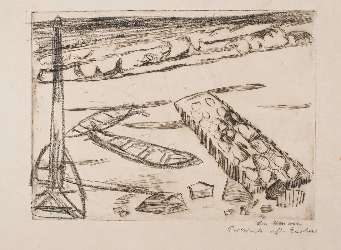 Seascape 64 by Max Beckmann - Canvas Print