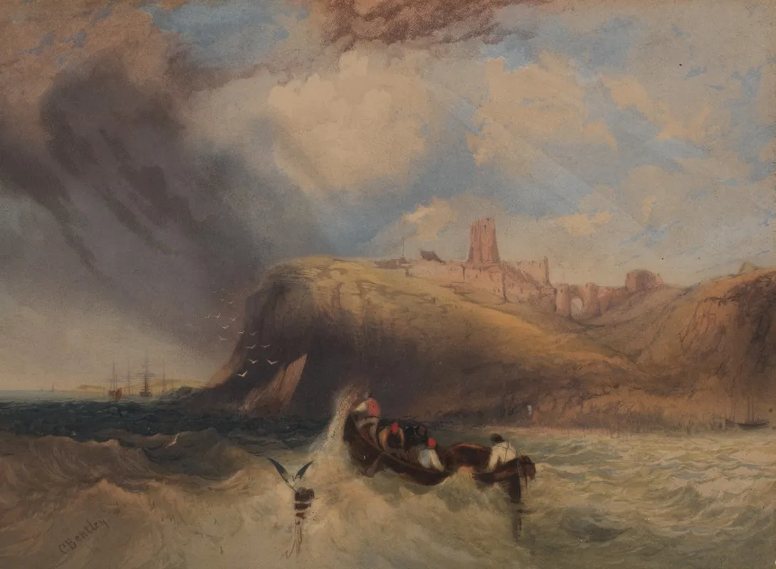 Seascape 7 by Charles Bentley - Canvas Print