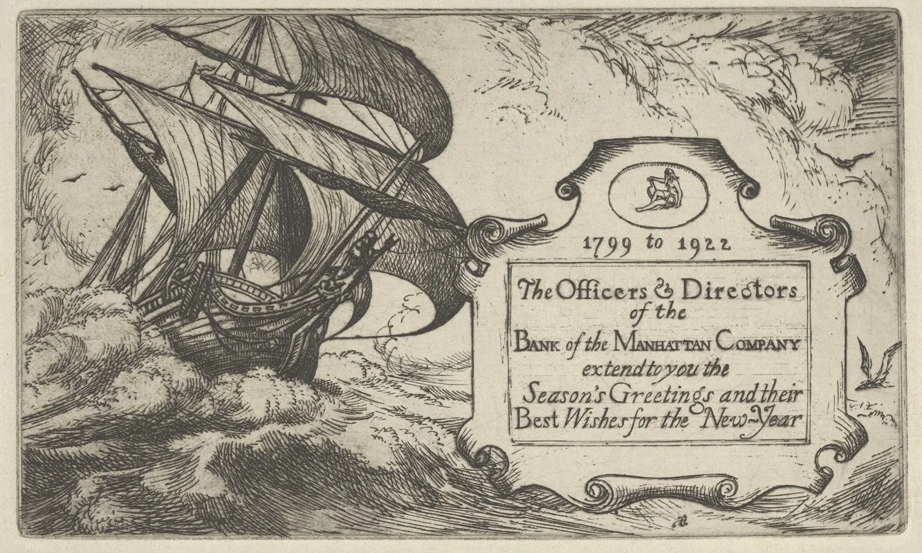 Seasons Greetings From The Officers And Directors Of The Bank Of Manhattan Company