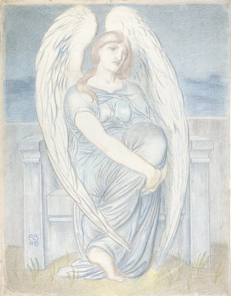Seated Angel