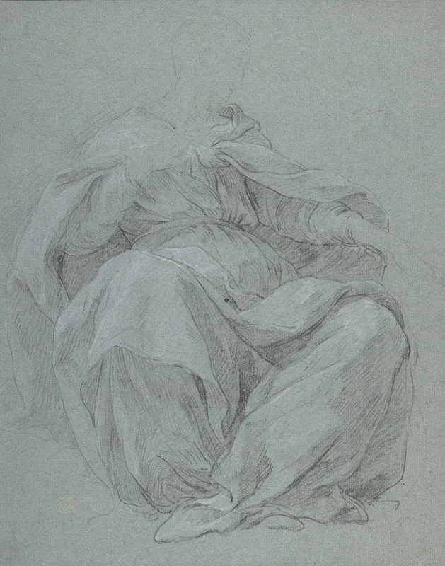Seated Draped Figure