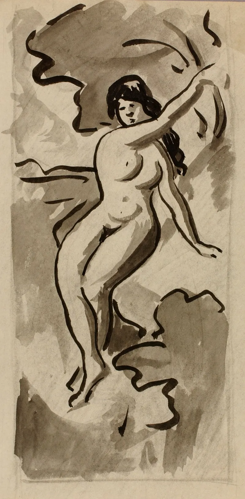 Seated Female Nude 24