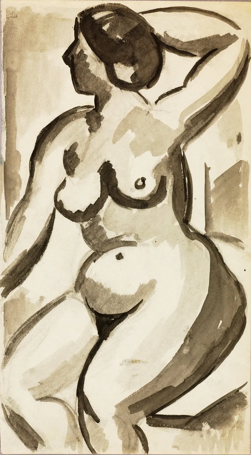 Seated Female Nude 26