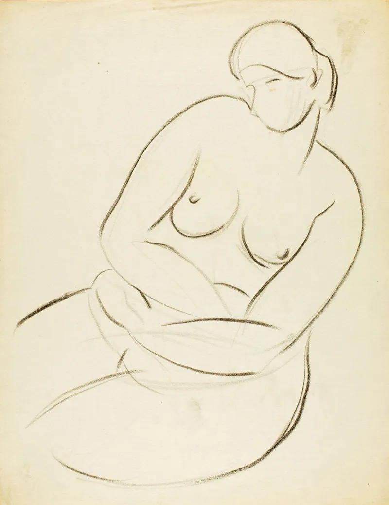 Seated Female Nude 31
