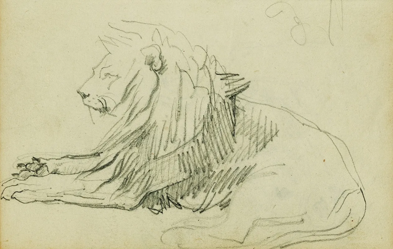 Seated Lion 2