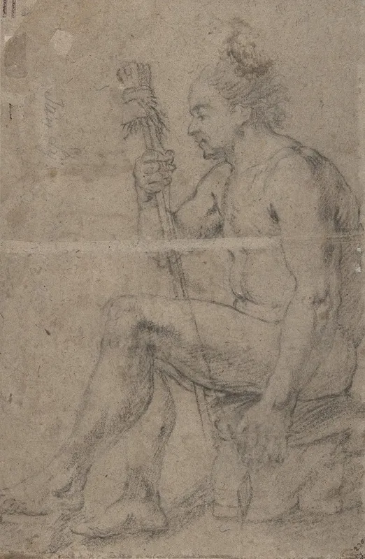 Seated Male Nude 11