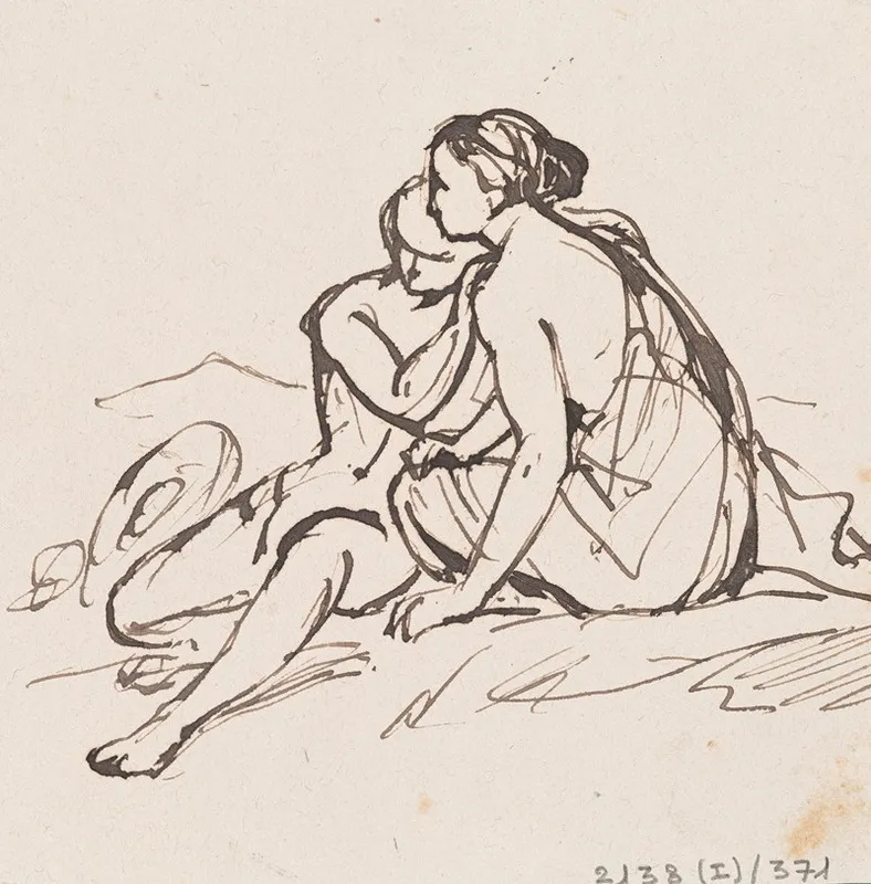 Seated Man And Woman 2