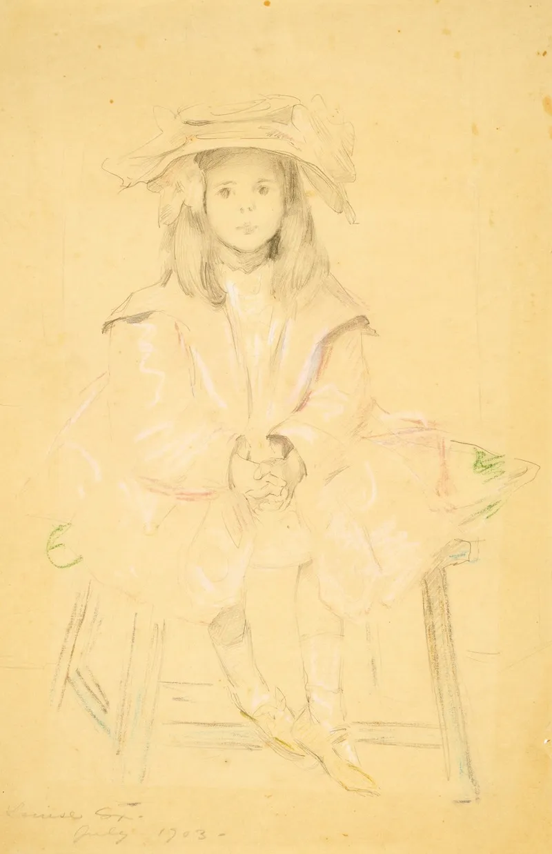 Seated Young Girl 2