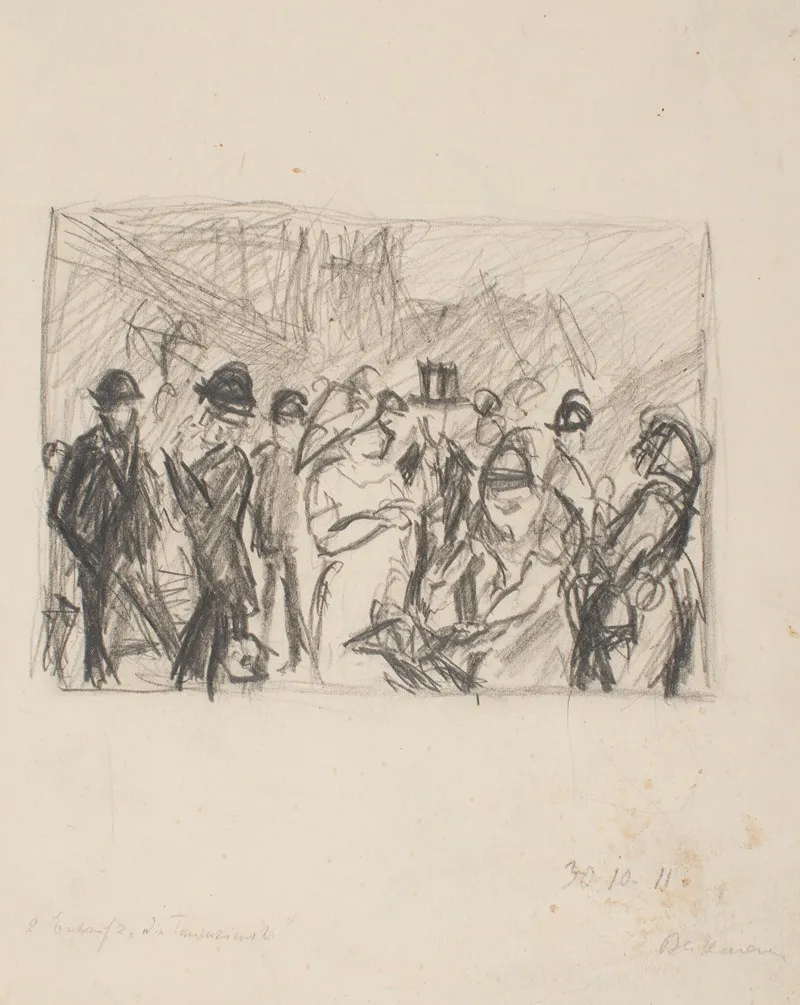 Second Sketch For Tauenzienstrasse