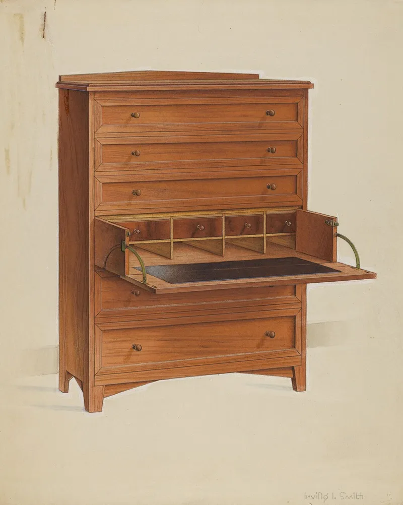 Secretary 10 by Irving I. Smith - Canvas Print