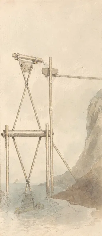 Section Of A Wheel For Elevating Water
