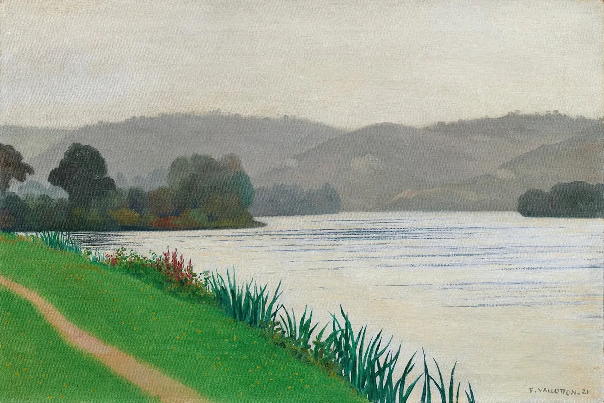 Seine At Tournedos by Félix Vallotton - Canvas Print