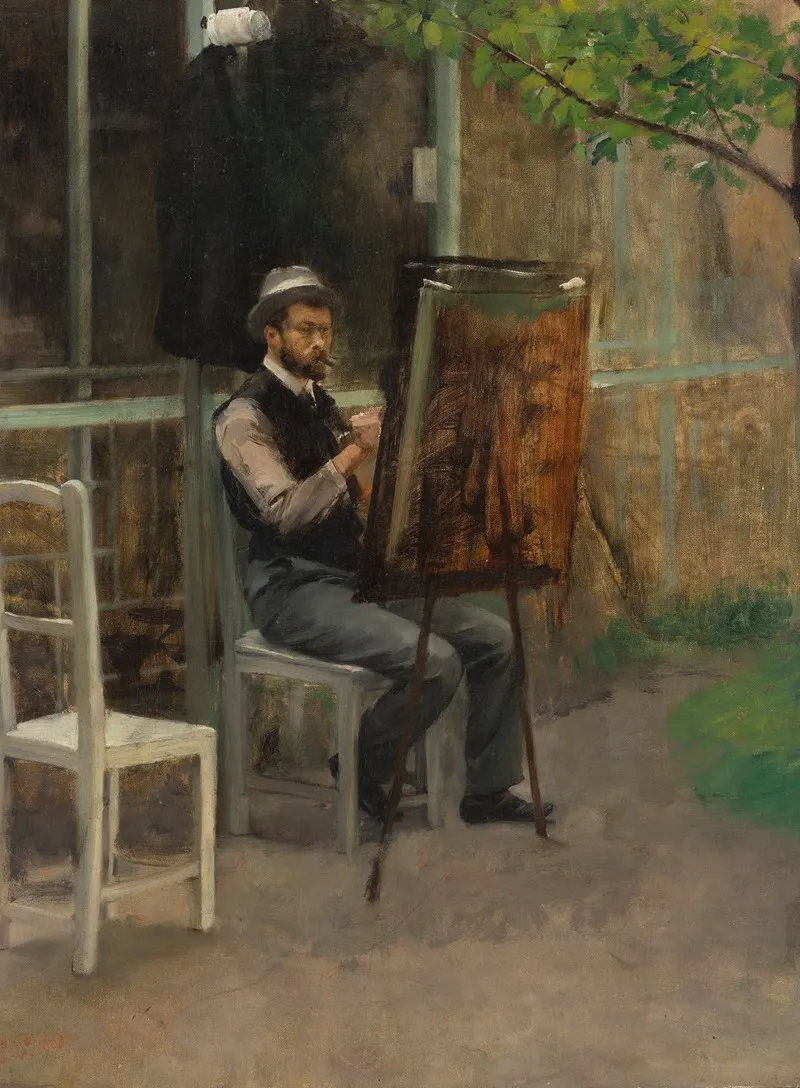 Selbstbildnis Carl Probst