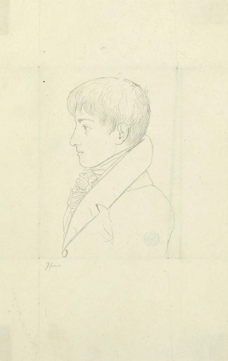 Selbstportrat Des Kunstlers 2 by Franz Pforr - Canvas Print