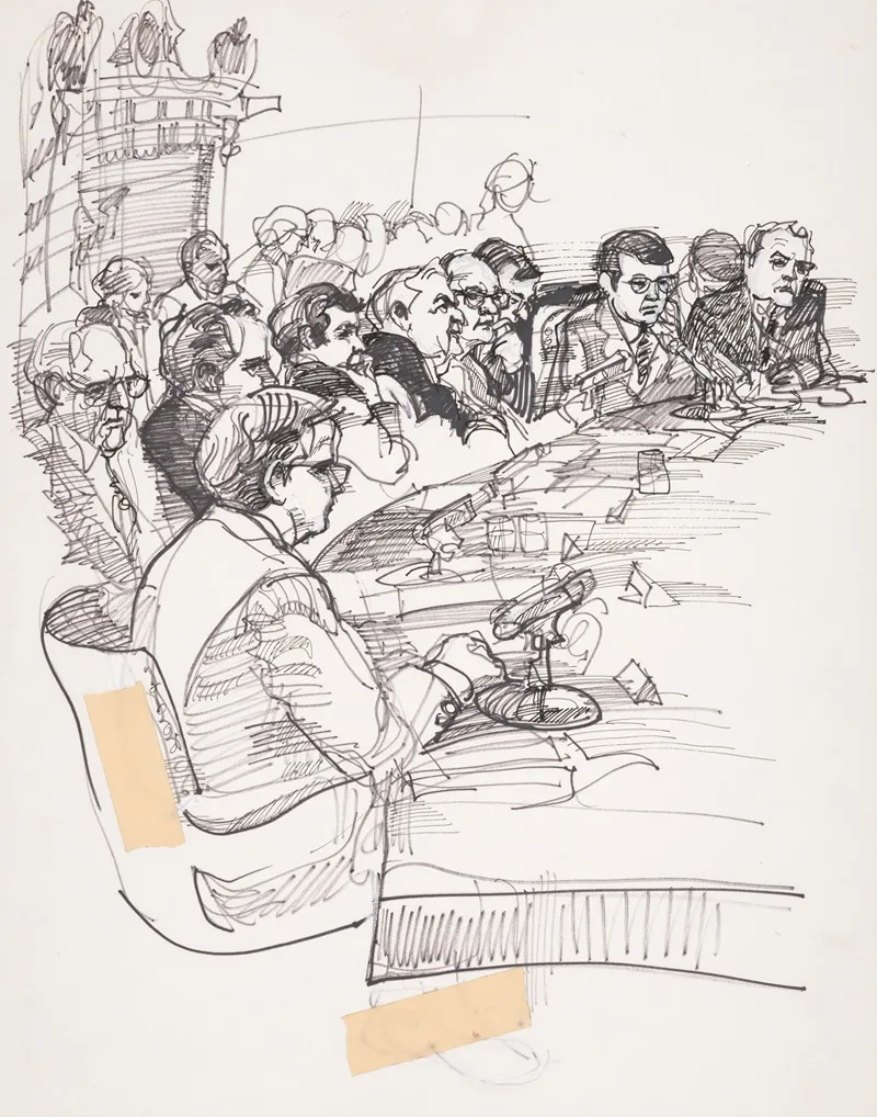 Select Committee On Presidential Campaign Activities by Joseph Papin - Canvas Print