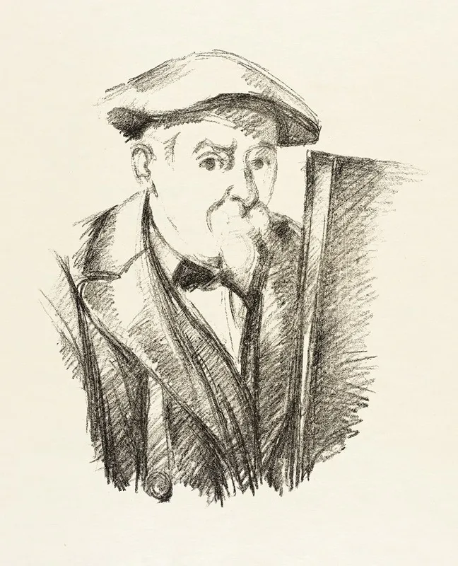 Self Portrait 322 by Paul Cézanne - Canvas Print