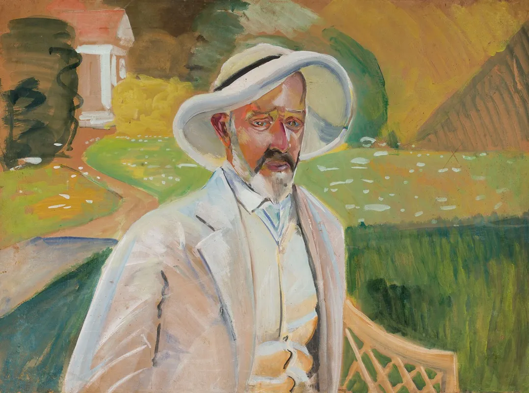 Self Portrait 362 by Jacek Malczewski - Canvas Print