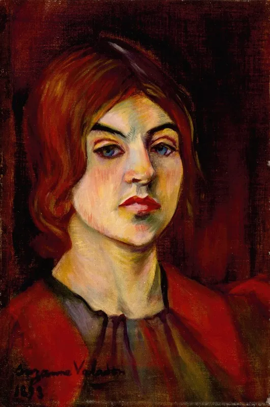 Self Portrait 576 by Suzanne Valadon - Canvas Print