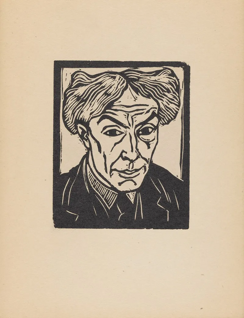 Self Portrait 596 by Roger Fry - Canvas Print
