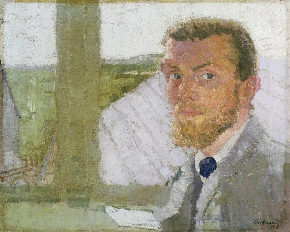 Self Portrait 729 by Max Beckmann - Canvas Print