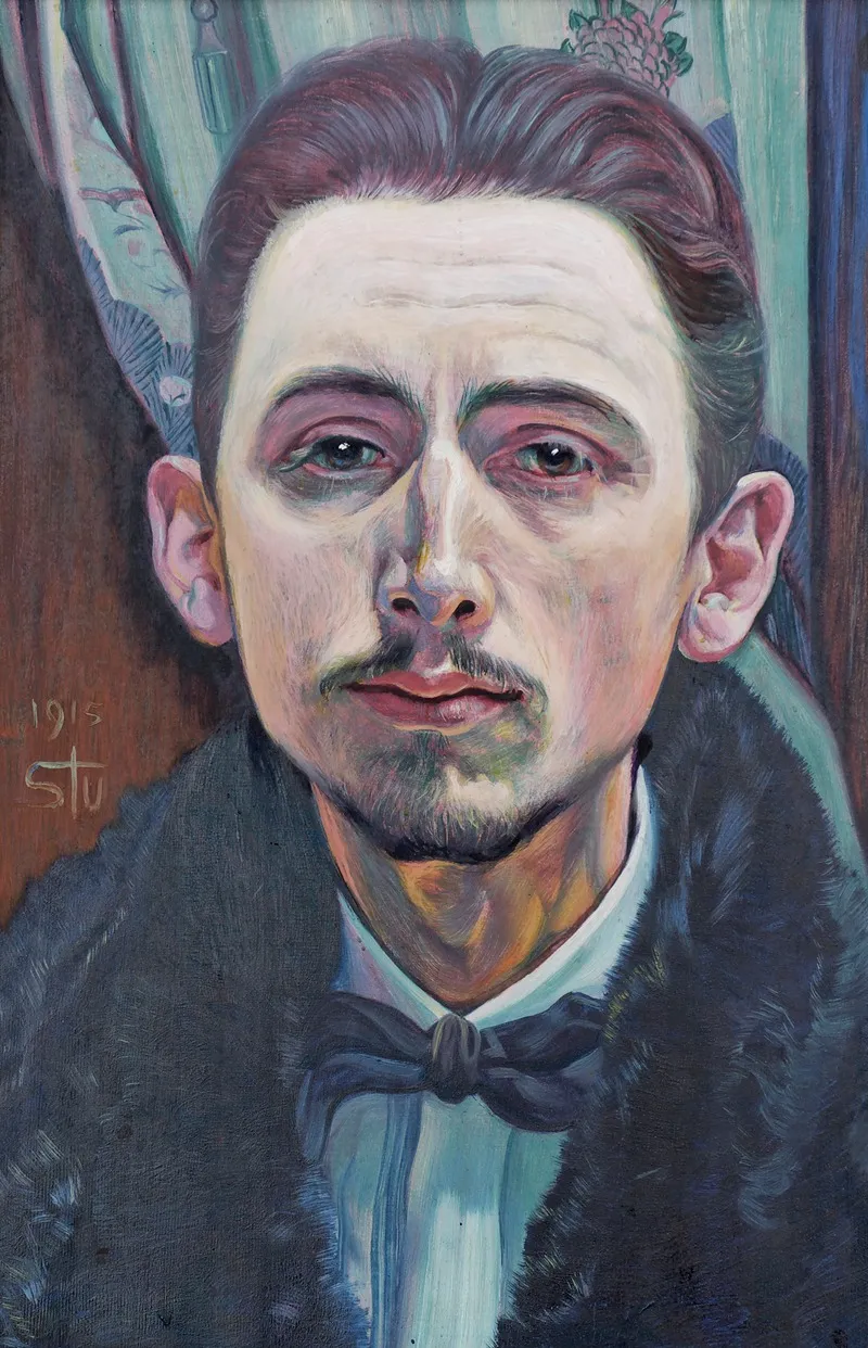 Self Portrait 802 by Fritz Stuckenberg - Canvas Print