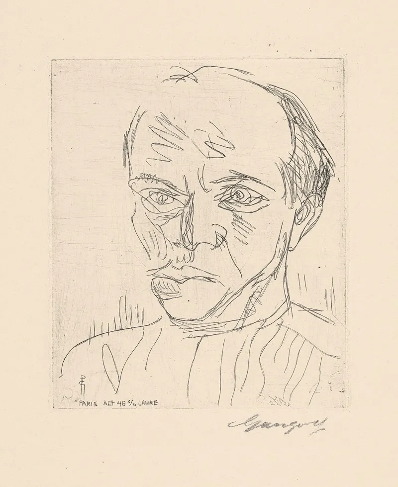 Self Portrait 808 by Paul Gangolf - Canvas Print
