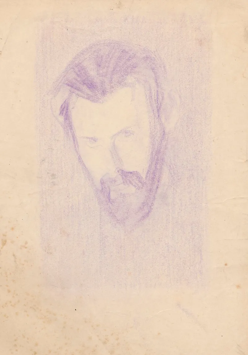 Self Portrait 833 by Jan Rembowski - Canvas Print