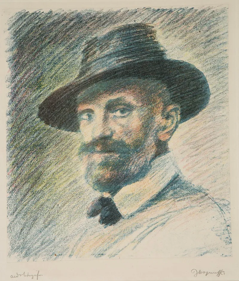 Self Portrait 866 by Jan Wojnarski - Canvas Print