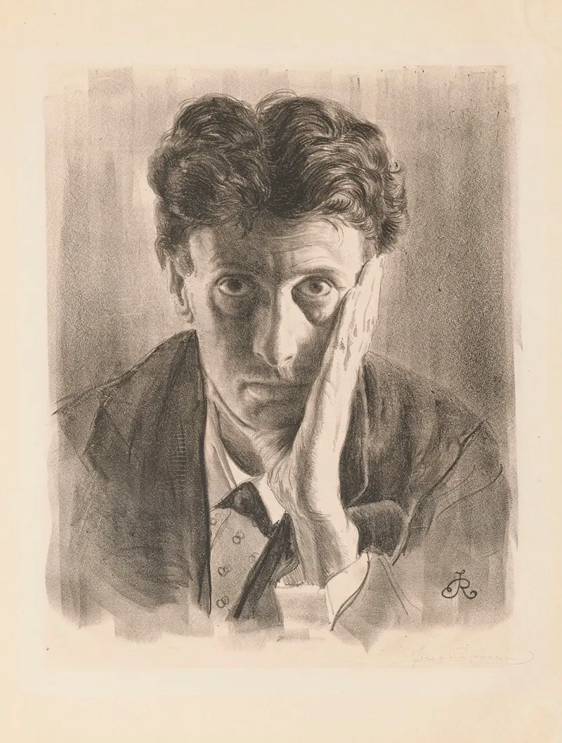 Self Portrait 867 by Józef Rapacki - Canvas Print