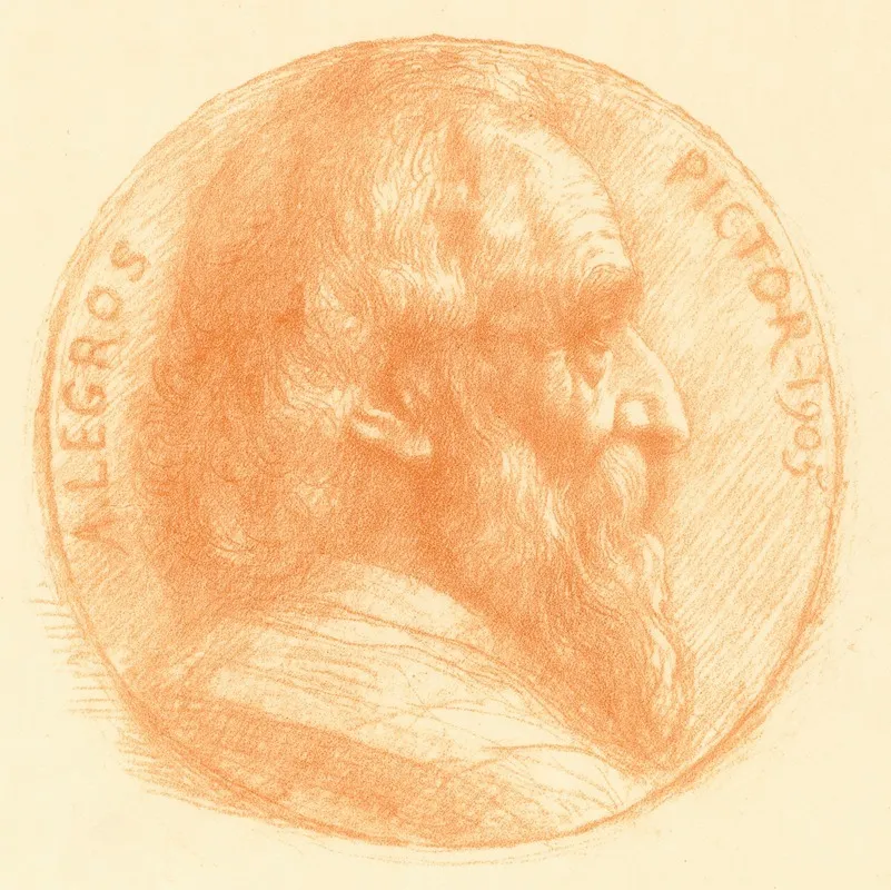 Self Portrait Medallion No 2 11th Plate