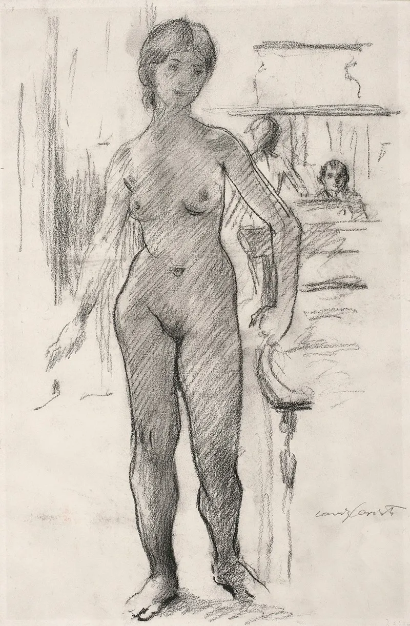 Self Portrait With A Model