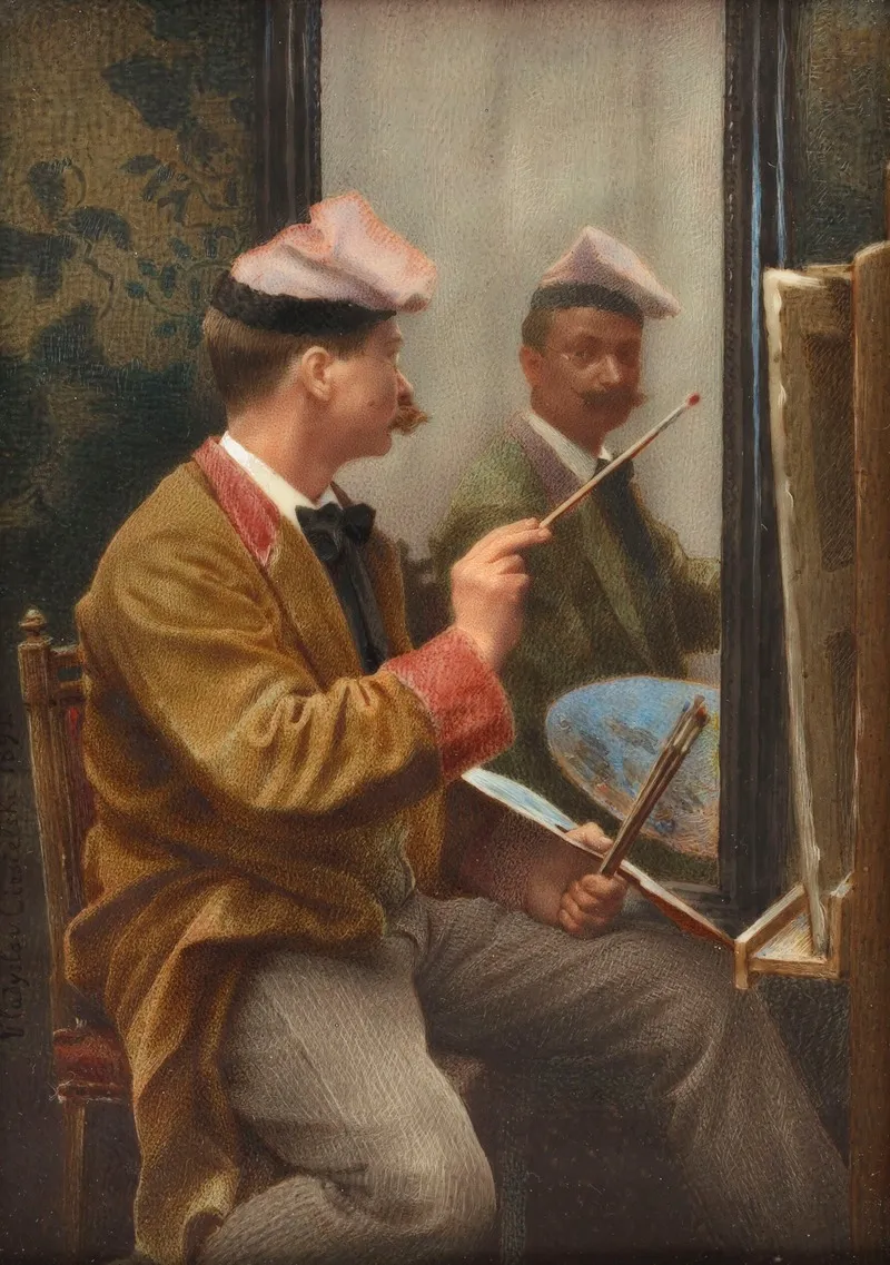 Self Portrait With Easels