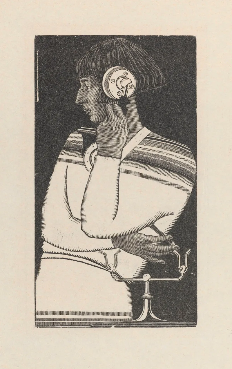 Self Portrait With The Telephone