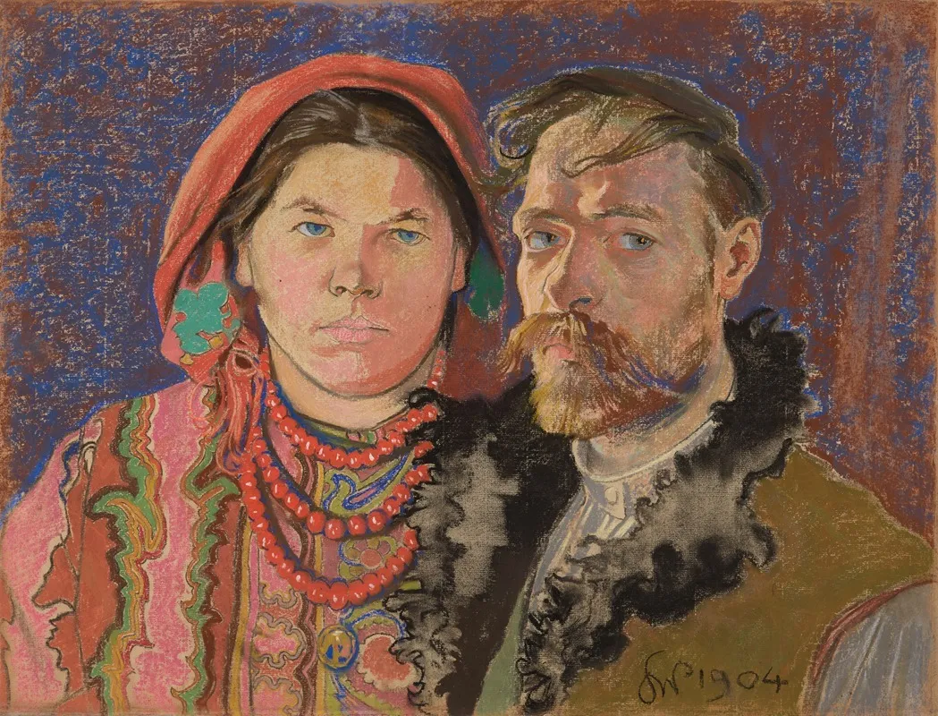 Self Portrait With Wife