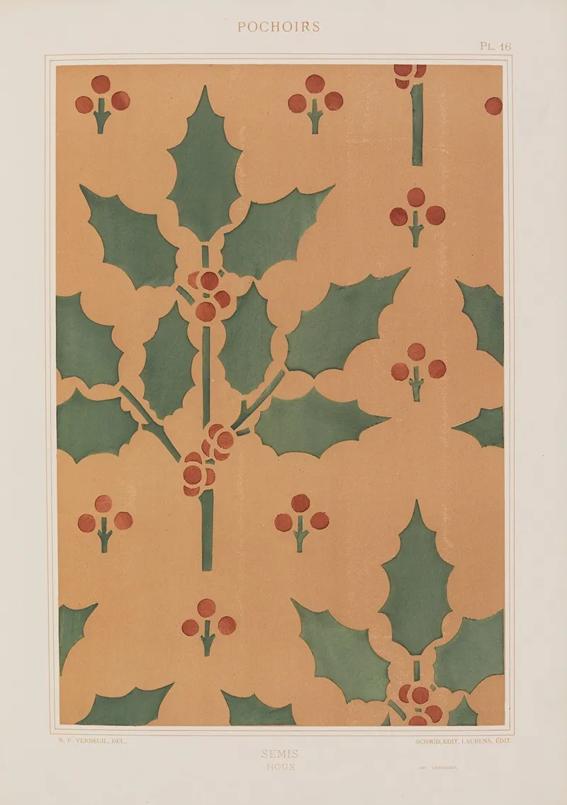 Semis Houx by Maurice Pillard Verneuil - Canvas Print