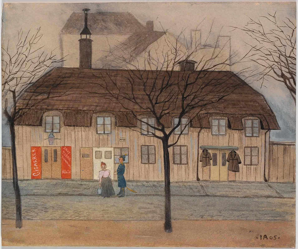 Servant Girl And Policeman