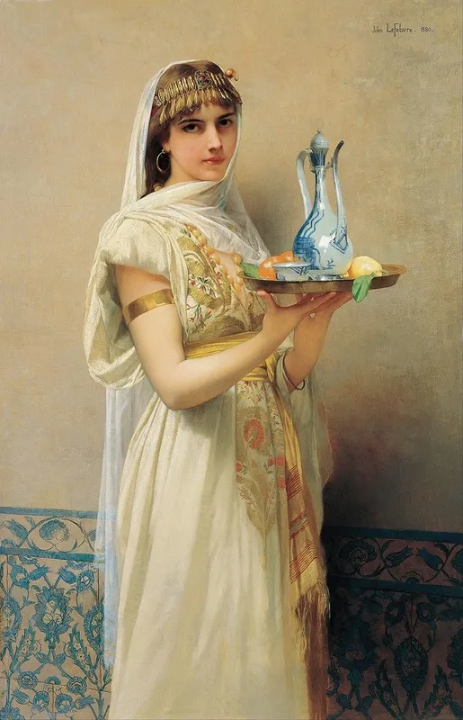 Servant by Jules Joseph Lefebvre - Canvas Print