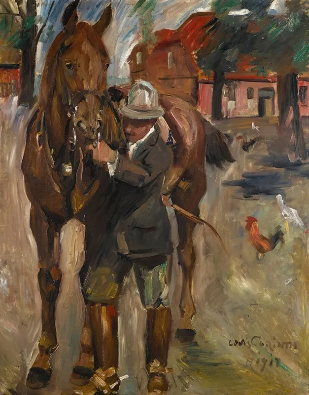 Setting Out For A Ride by Lovis Corinth - Canvas Print