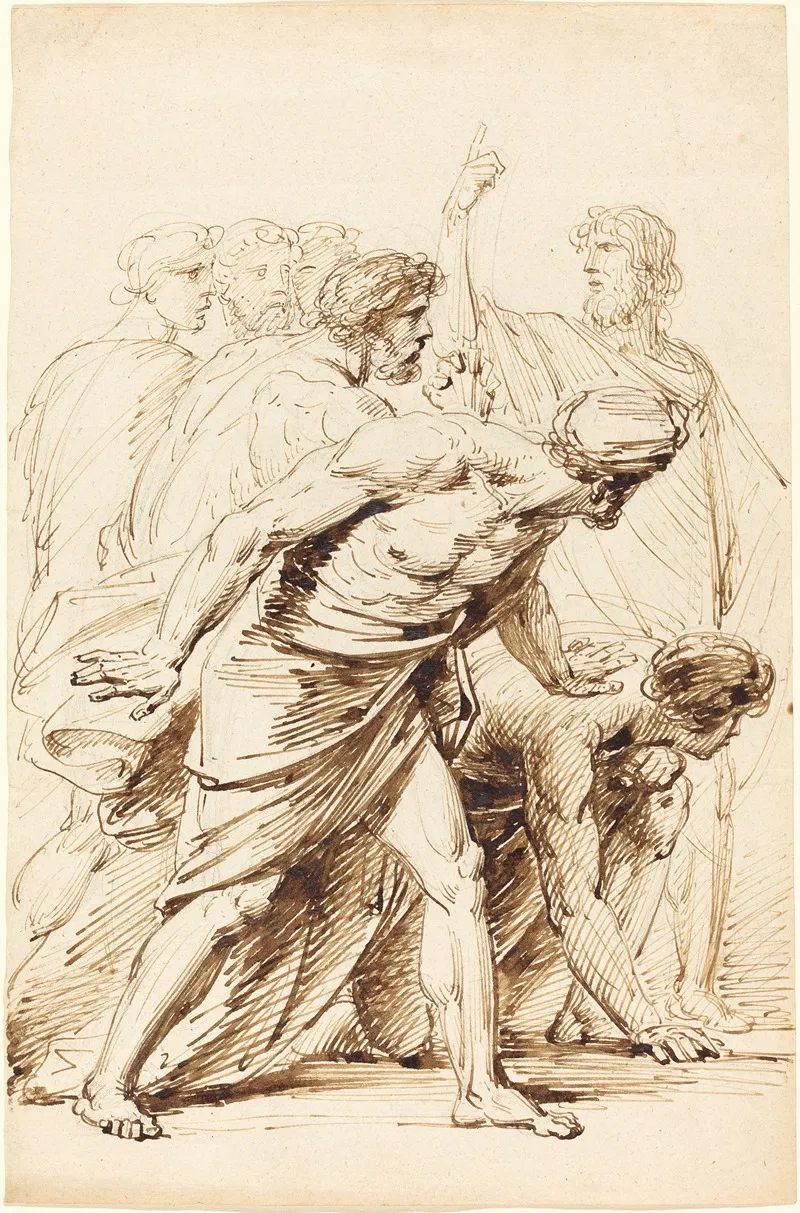 Seven Men In Antique Dress