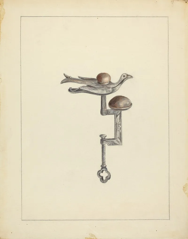 Sewing Bird 3 by Charlotte Winter - Canvas Print