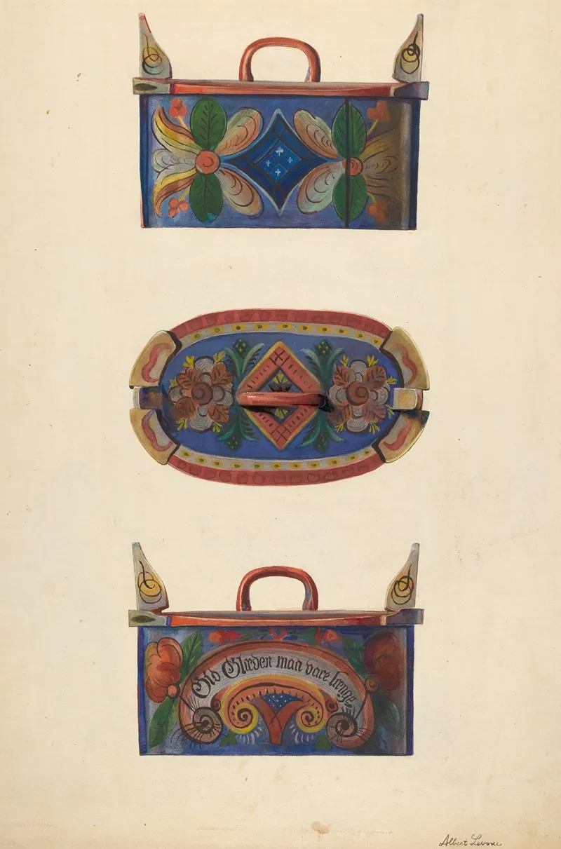 Sewing Box by Albert Levone - Canvas Print