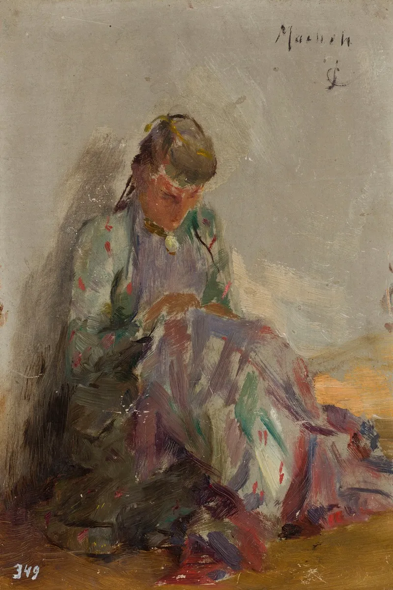 Sewing Tartar Girl From The Journey To Crimea