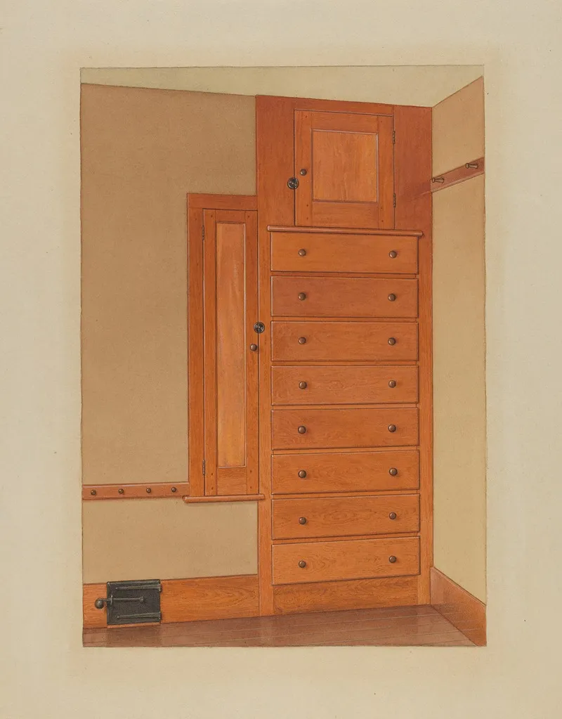 Shaker Built In Cupboard