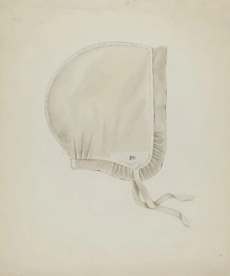 Shaker Infirmary Cap 2 by Betty Fuerst - Canvas Print