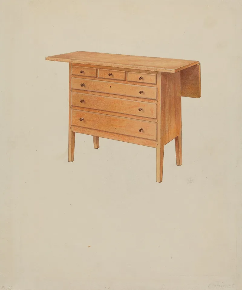 Shaker Sewing Table 3