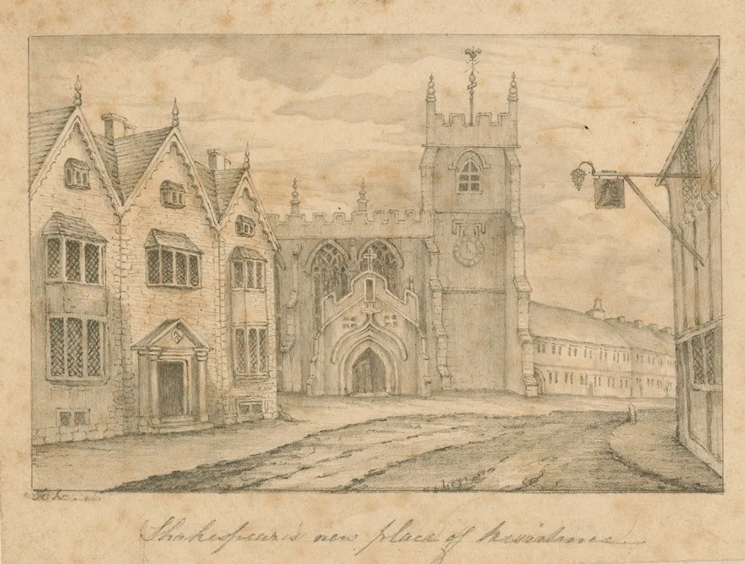 Shakespeares New Place Of Residence