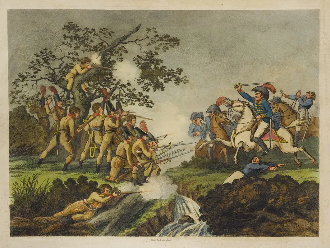 Sharp Shooters Attacked By Cavalry