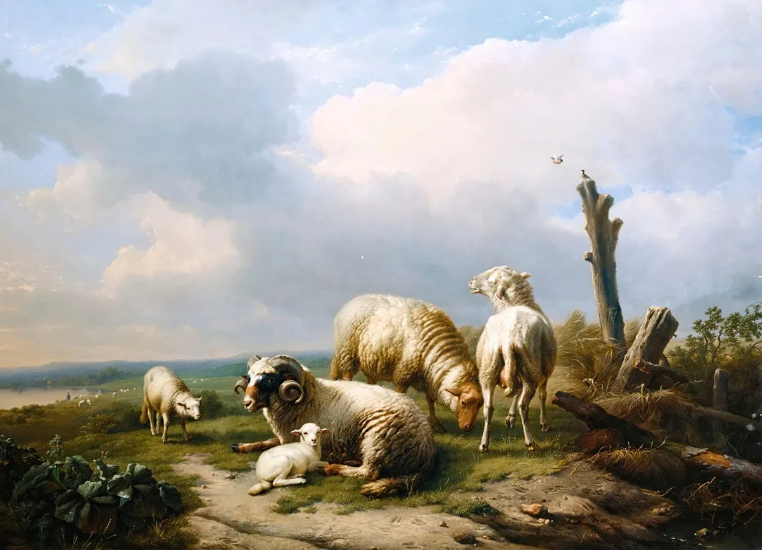 Sheep In A Landscape 2